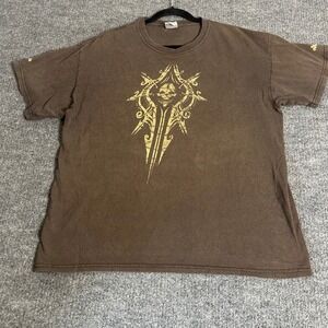 Bethesda Hunted Entertainment T Shirt Mens Large Brown Graphic Tee